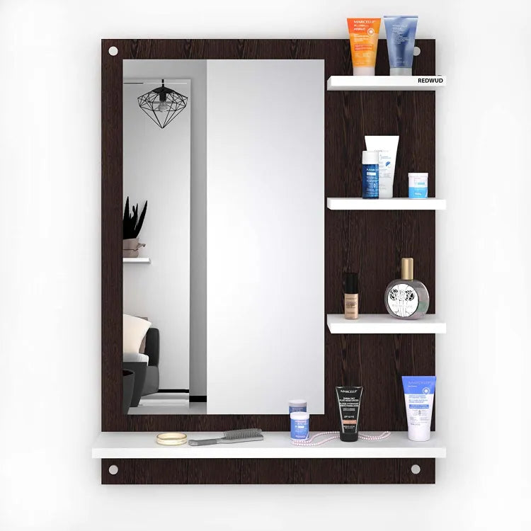 Wall Mounted Dressing Table / Wall Mirror with Shelf